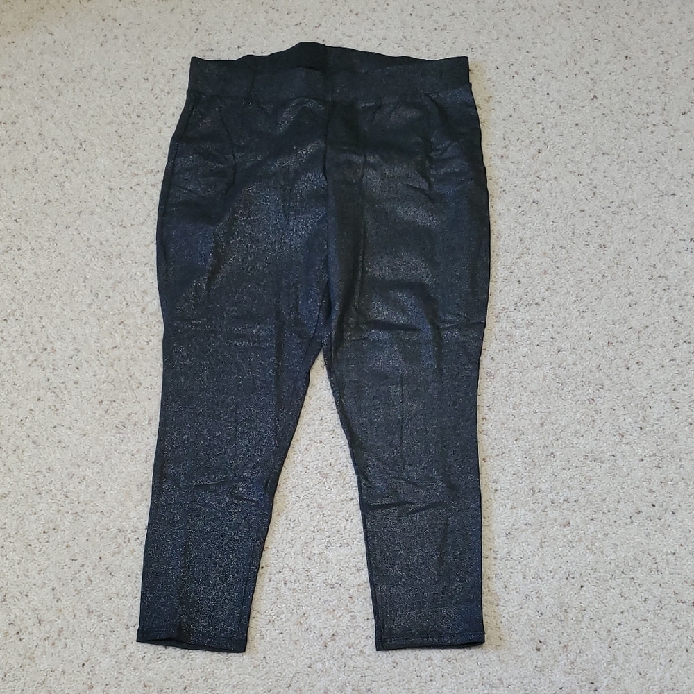 Torrid Black Shimmer Leggings